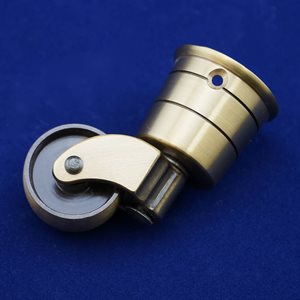 542-02 CASTER AGED BRASS CB7991-AE SOLID 20 / BX 100 / CS
