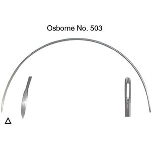 503 CURVED 2-1 / 2" LEATHER PT NEEDLE