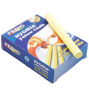 31-344 DIXON  HYGEIA DUSTLESS CHALK YELLOW 6box = Sleeve / 2 = 1gr