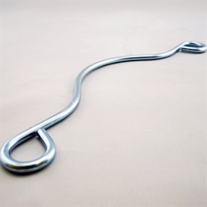 SWATCH HANDLE 10" CHROME FINISH STEEL 100 / bx