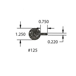 FOAM EDGE 125 250' / COIL 000012