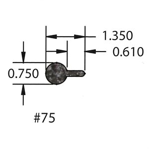 FOAM EDGE 75 500' / COIL